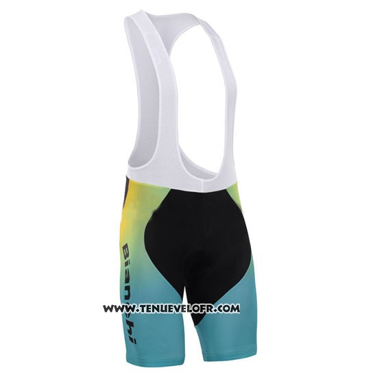 2015 Maillot Ciclismo Lotto NL Jumbo Noir et Jaune Manches Courtes et Cuissard
